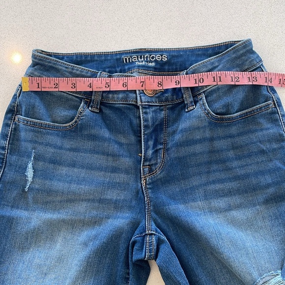 Maurices Mid-rise Blue Jean Size Small X-Long - Picture 3 of 12